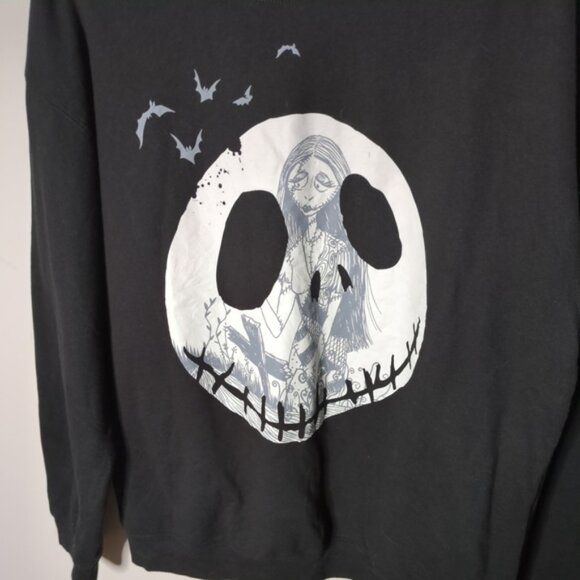 Tim Burton's Disney Nightmare Before Christmas Black & White Sally Sweatshirt XL - Picture 3 of 6